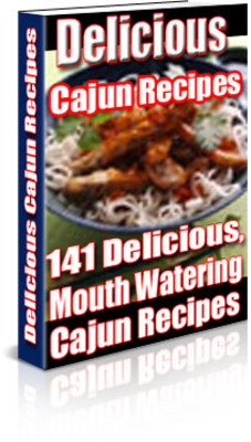 Product picture Cajun Recipes with resell rights